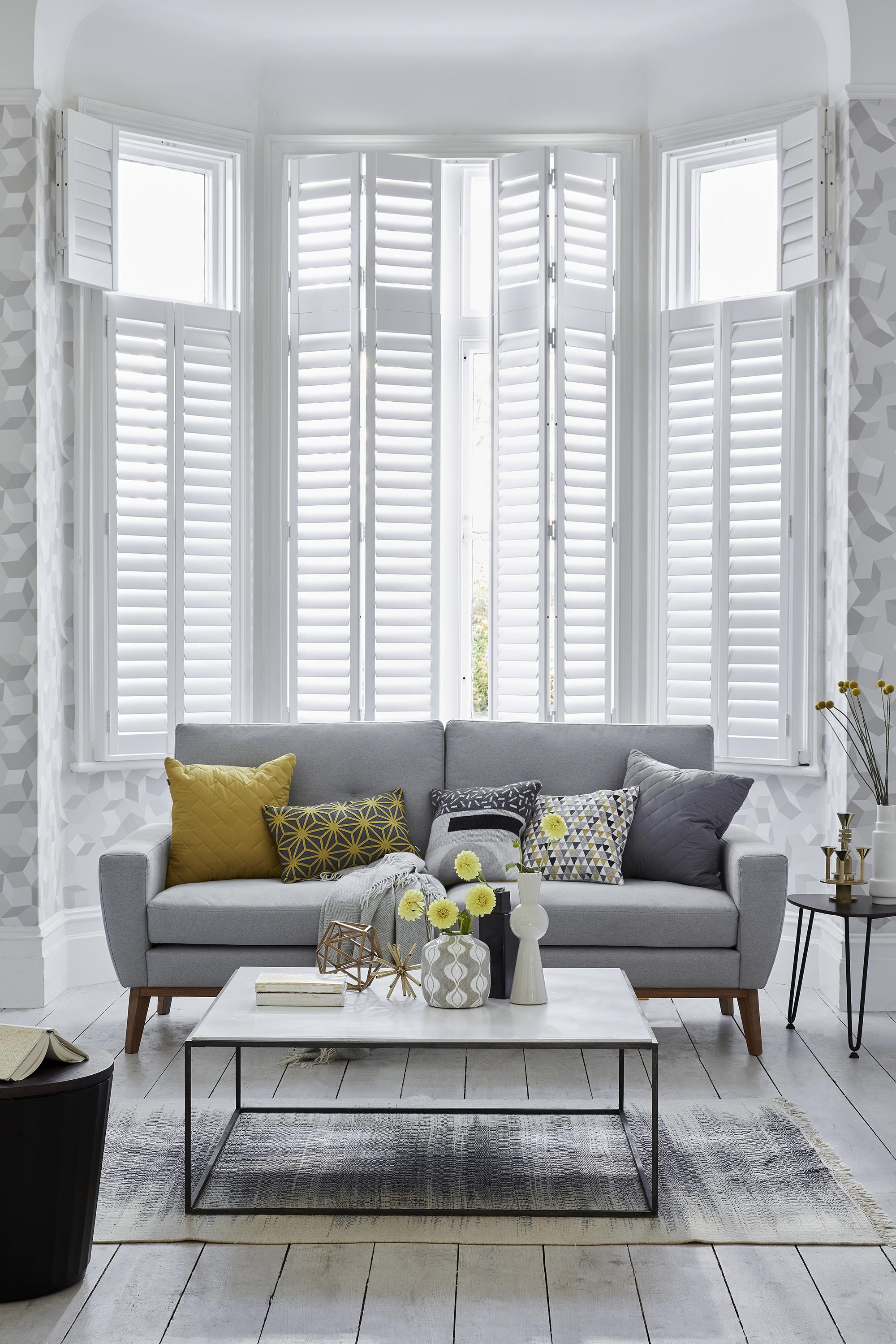 Grey shutters