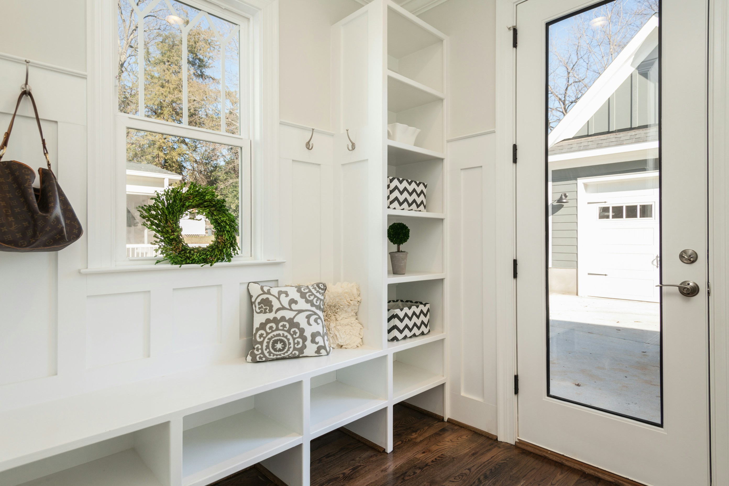 mudroom window treatments